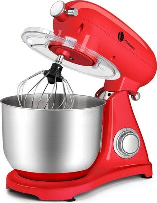 Ventray 6.35 Quart All Metal Stand Mixer 6 Speed Tilt-Head with Dough Hook/Whisk/Beater/Pouring Shield