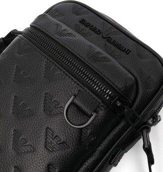 Logo Leather Crossbody Bag-AC