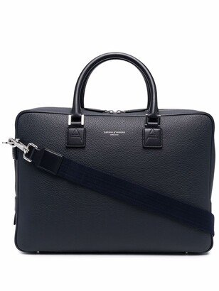 Mount Street grained briefcase