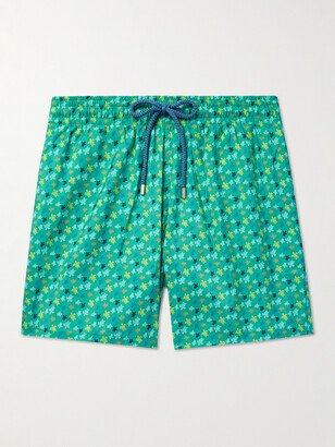 Mahina Slim-Fit Mid-Length Printed Recycled Swim Shorts