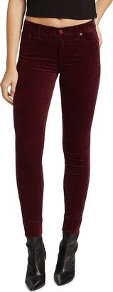 Velvet High-Waisted Skinny Pants