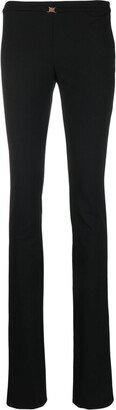 Belted Slim-Cut Trousers