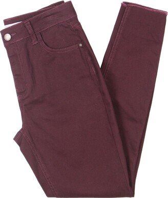 Womens Hi-Rise Skinny Skinny Pants