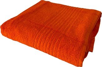 Extra Large Oversized Bath Towel, 100% Cotton Turkish Towels, Maximum Softness & Absorbency Sheet, Orange