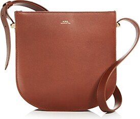 Geneve Small Leather Hobo Bag