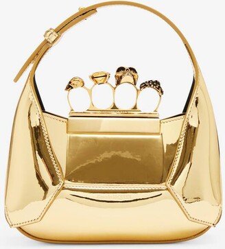 Women's The Jewelled Hobo Mini Bag In Gold