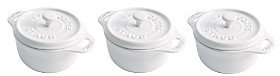 Round Mini 4 Cocotte, Set of 3