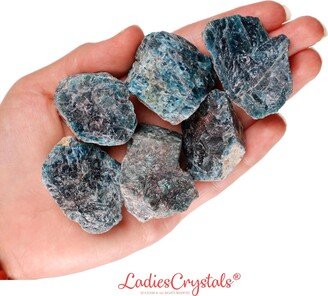 Blue Aparite Raw Stone, Apatite, Rough Stones, Crystals, Gifts, Rocks, Gems, Gemstones, Zodiac Healing