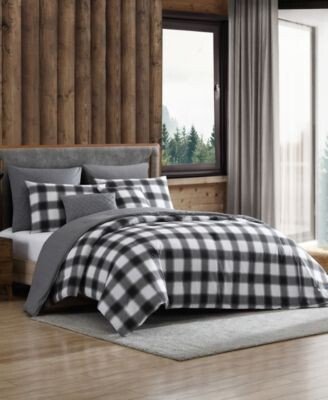 Closeout Canyon Plaid Reversible Comforter Sets