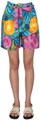All-Over Printed Bermuda Shorts