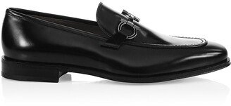 Seattle Gancini Bit Leather Loafers