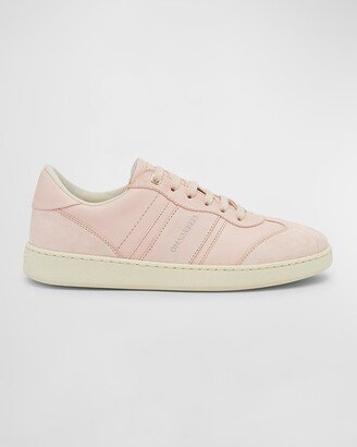 Achilles Mixed Leather Low-Top Sneakers