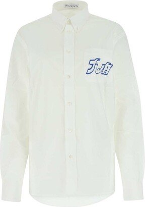 Logo-Print Buttoned Shirt