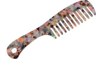 Unique Bargains Anti-Static Hair Comb Wide Tooth for Thick Curly Hair Hair Care Detangling Comb For Wet and Dry Multicolor 1 Pcs