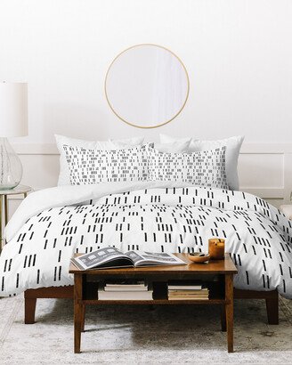 Holli Zollinger Bogo Mudcloth White Duvet Cover Set