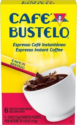 Cafe Bustelo Espresso Roast Dark Roast Instant Coffee - 6ct