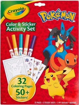 Pokemon Color & Sticker Activity Set