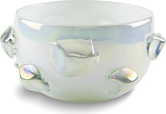 Curata Ice Design Glass Bowl