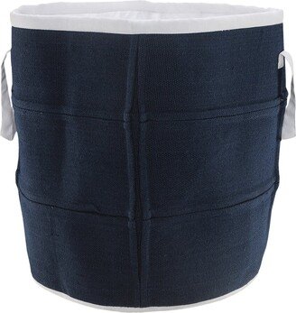 Solid Blue Indoor Outdoor Storage Basket