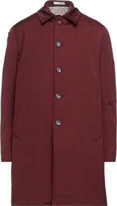 0909 FATTO IN ITALIA Overcoat Burgundy