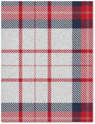 Journals: Red White And Blue Plaid Journal, Multicolor