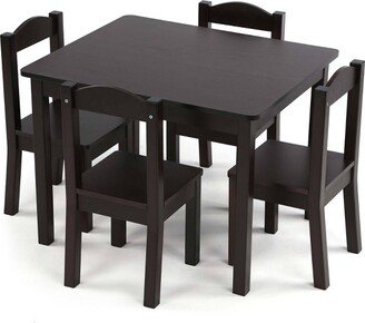 5pc Kids' Wood Table and Chair Set