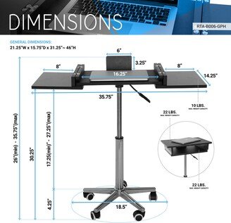 Folding Table Laptop Cart