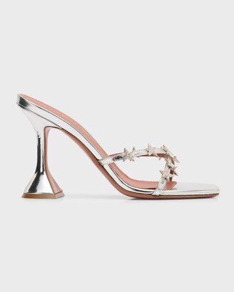 Leila Metallic Stars Slide Sandals