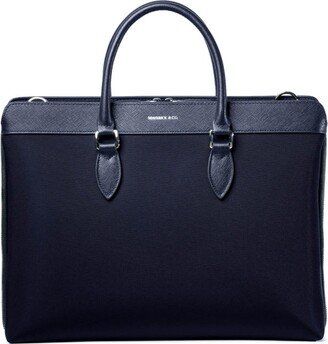 Maverick & Co. Men's Alpha Leather Trimmed Briefcase