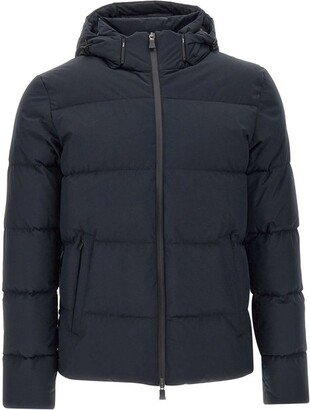 Hooded Zip-Up Puffer Jacket