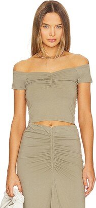 Off Shoulder Cropped Top