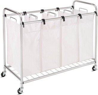 Quad Laundry Sorter Chrome