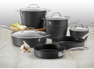 Conical Induction Non-Stick Hard-Anodized 11-Pc. Cookware Set