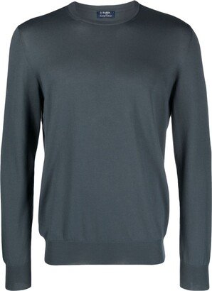 Crew-Neck Cotton Jumper