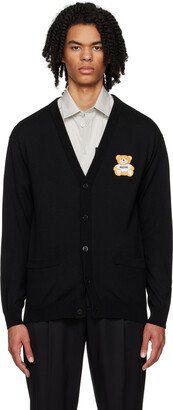 Black Teddy Bear Cardigan