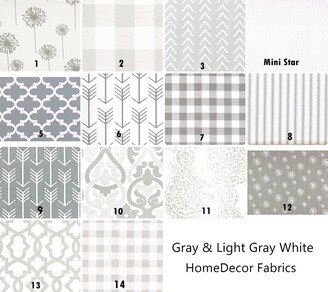 Gray White Drapes Light Curtains Farmhouse Living Room Extra Long Curtains. Window Treatments Pair 25