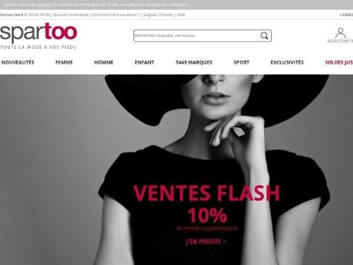 Spartoo.Be/Fr Sales Promo Codes & Coupons