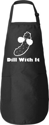 Dill With It/Funny Bbq Grilling Apron For Men, Dad & Grandpa Large 1