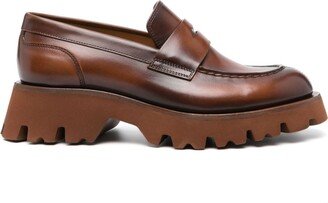 Alfie leather penny loafers