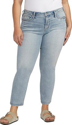 Plus Size Most Wanted Mid-Rise Ankle Jeans W63424ECF139 (Indigo) Women's Jeans