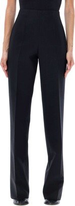 Mid-Rise Straight-Leg Trousers-CA