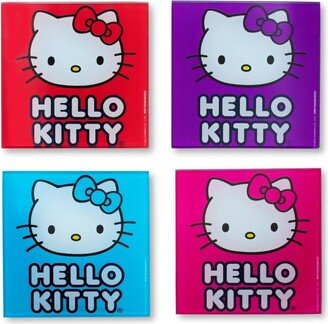 Silver Buffalo Sanrio Colors Glass Coasters | Set of 4