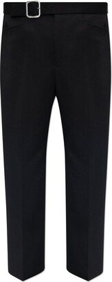 Belted Cropped Trousers-AE