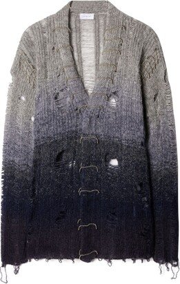 Distressed Mohair Cardigan