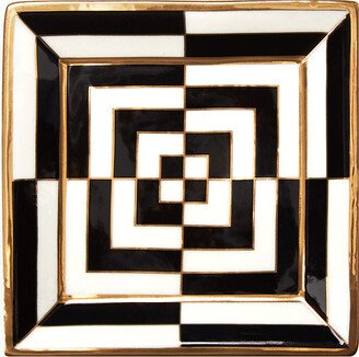 Op Art Square Tray