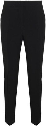 Mid-Rise Tailored Cropped Trousers-AA