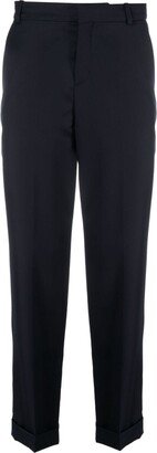 Cropped Straight-Leg Trousers-AV