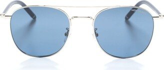 Tinted Round-Frame Sunglasses