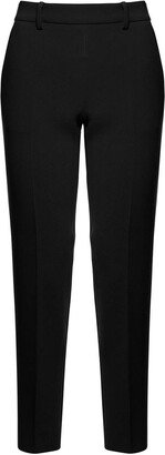 Woman Black Triacetate Trousers