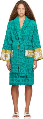 Blue 'I Heart Baroque' Robe